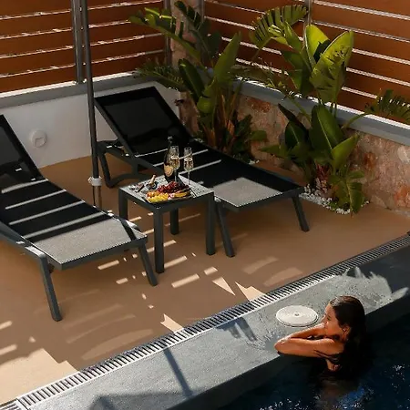 别墅 The Z Private Villa, Santorini 莫诺利索斯